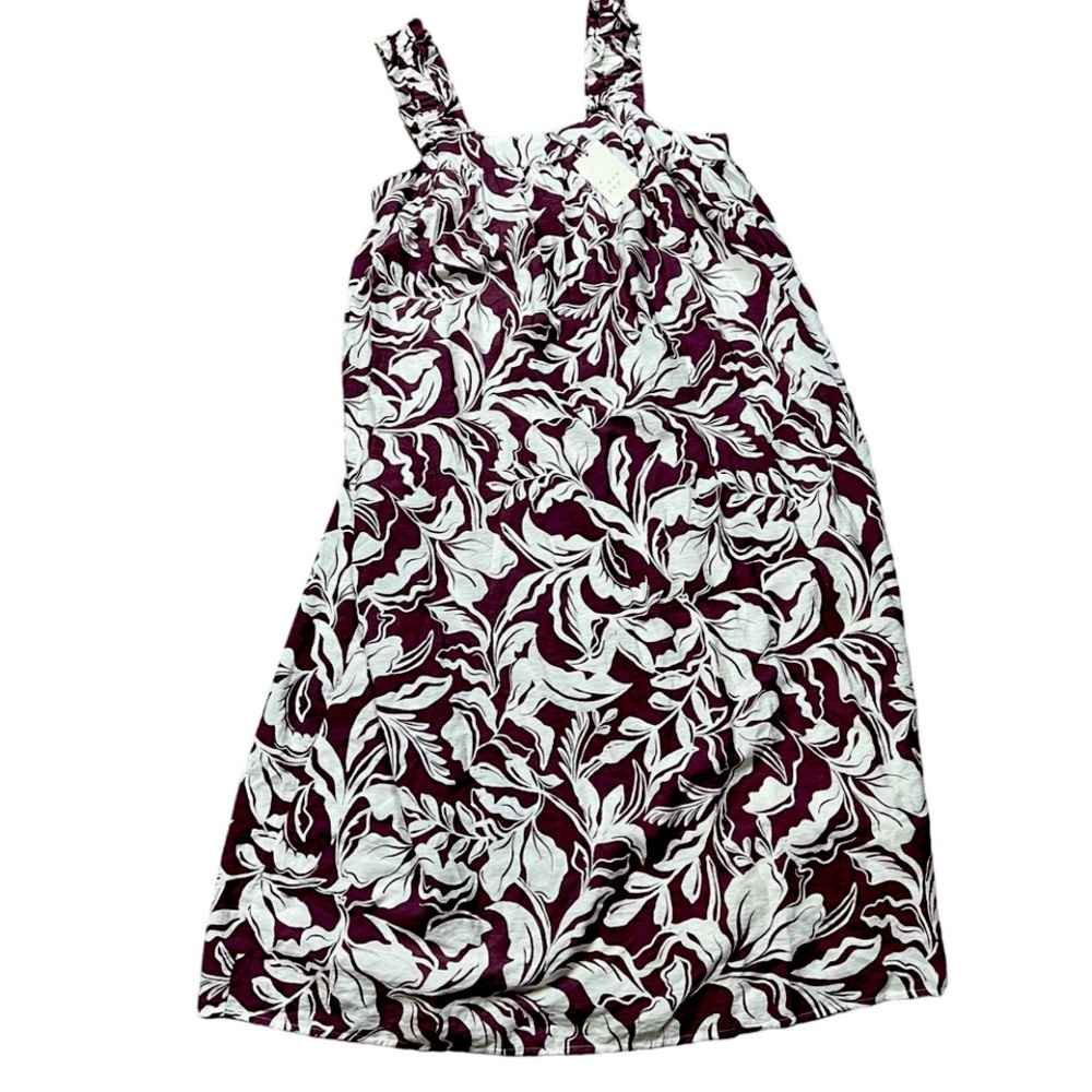 A New Day Women's Brow Floral Ruffle Sleeveless Dress - Size XXL - never worn